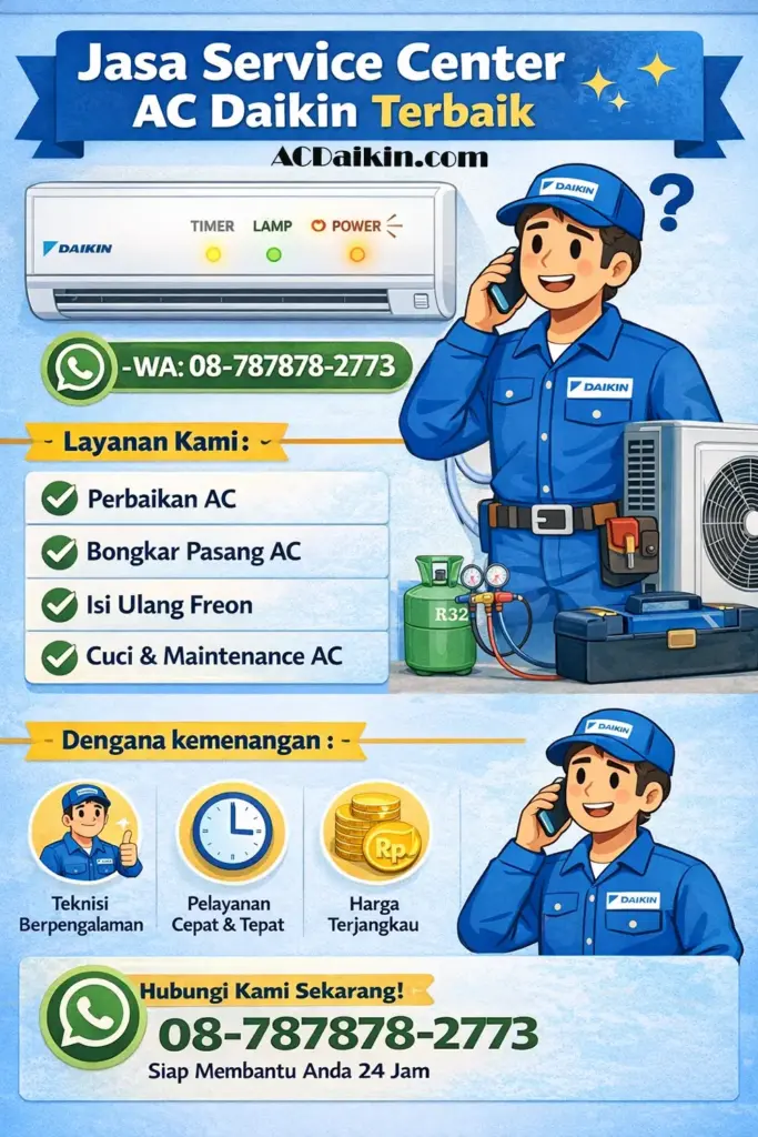 Jasa Service AC Daikin Terbaik