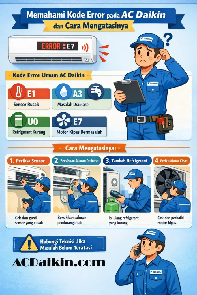 Kode Error AC Daikin